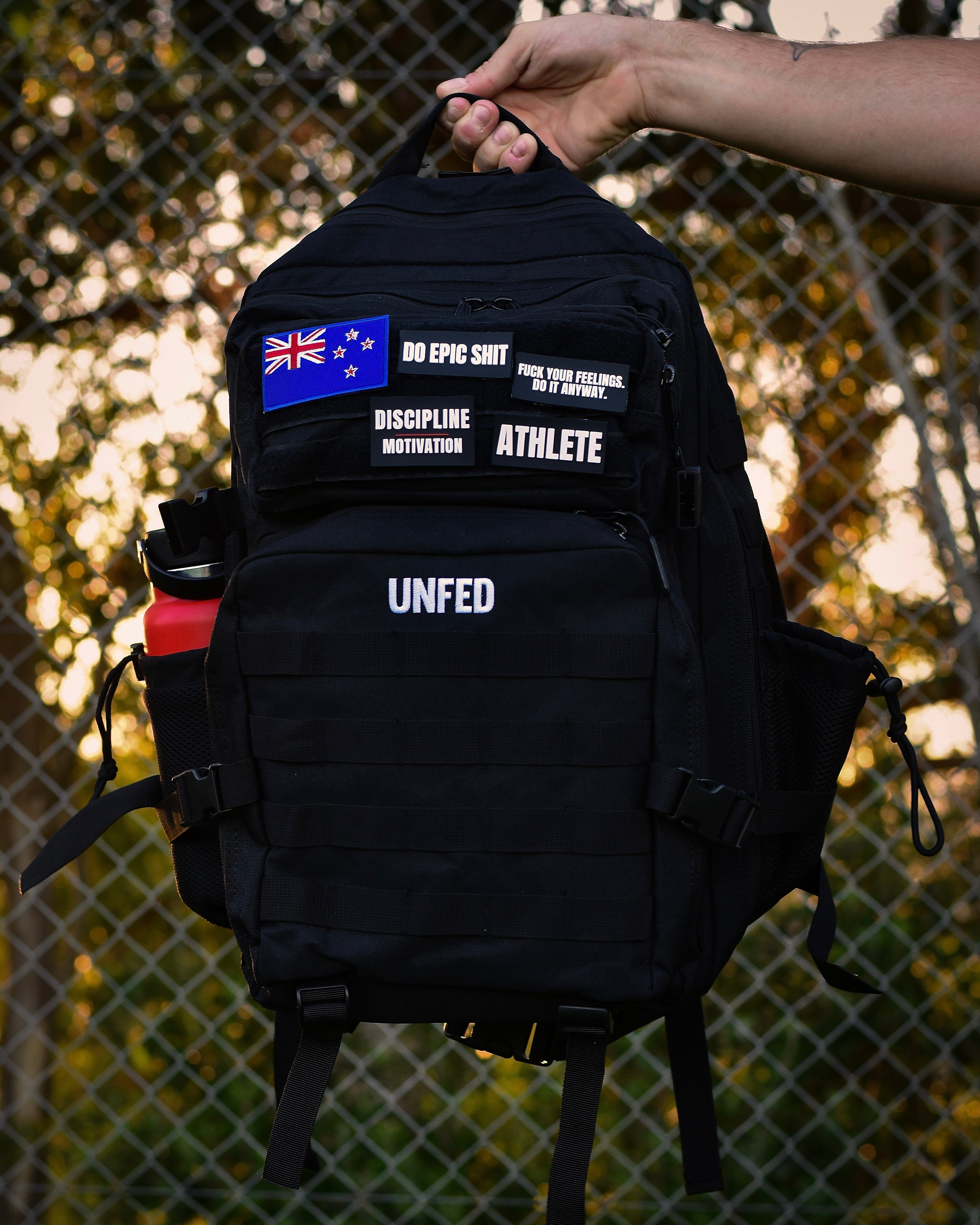 45L Stealth Black Meal Prep Backpack | Gym Bag – UnFed Club